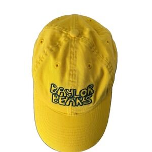 Baylor Bears NCAA Strapback Hat Yellow Green One Size